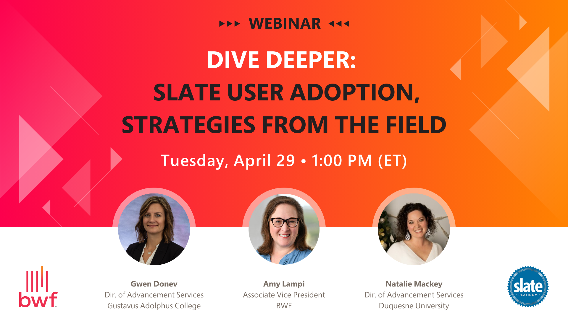 Dive Deeper: Slate User Adoption, Strategies from the Field