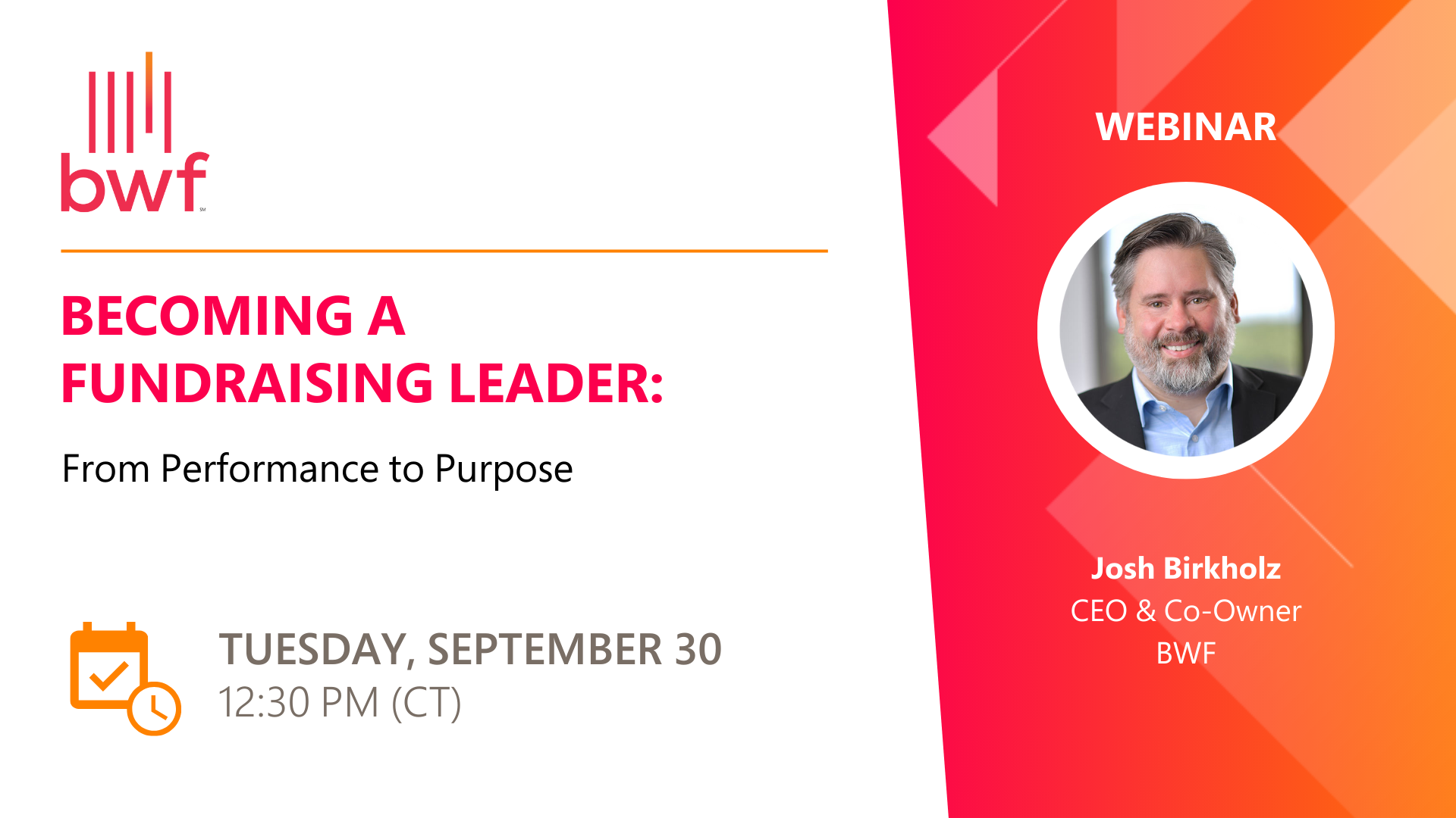 Becoming a Fundraising Leader: From Performance to Purpose