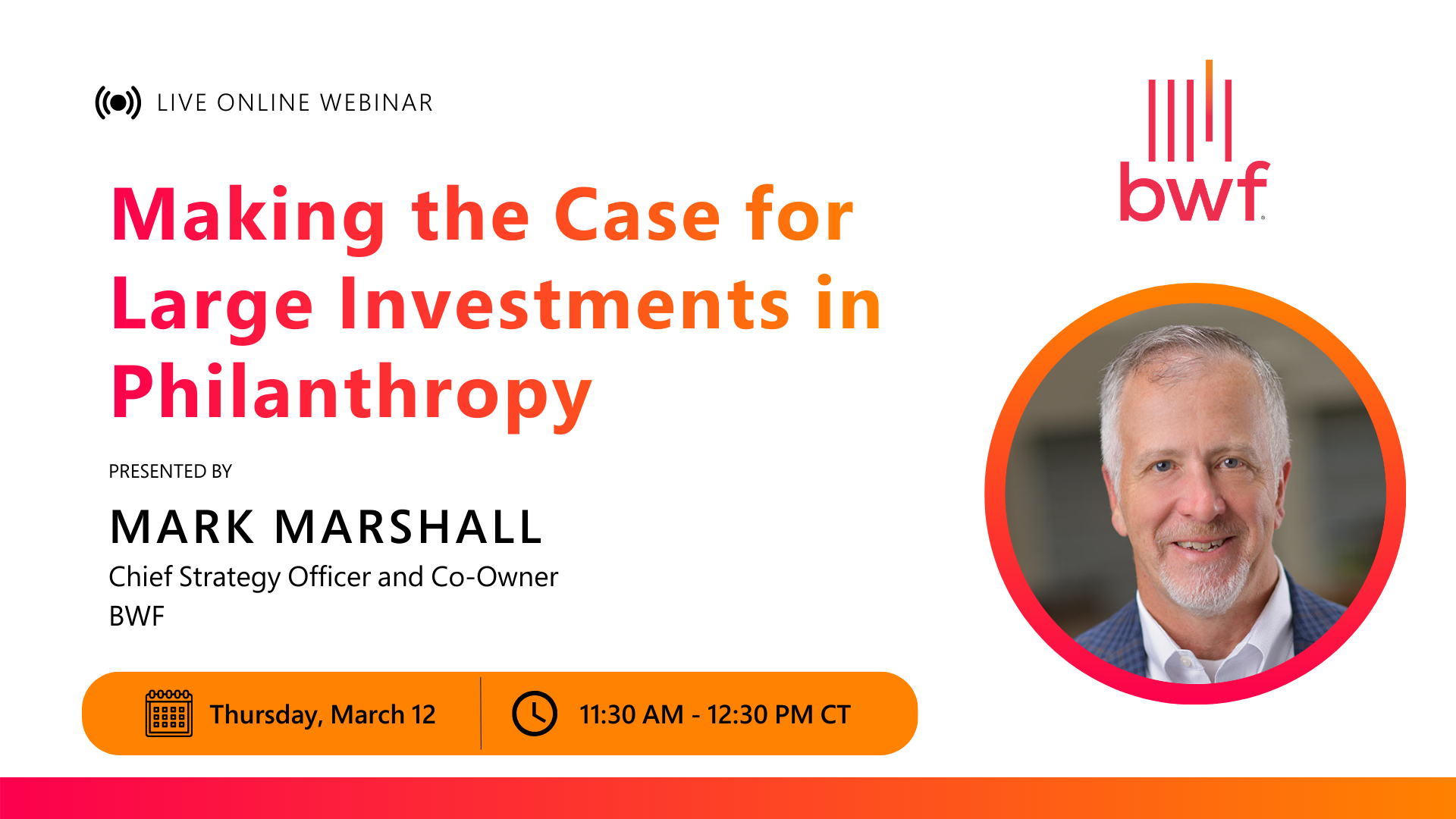 Making the Case for Large Investments in Philanthropy