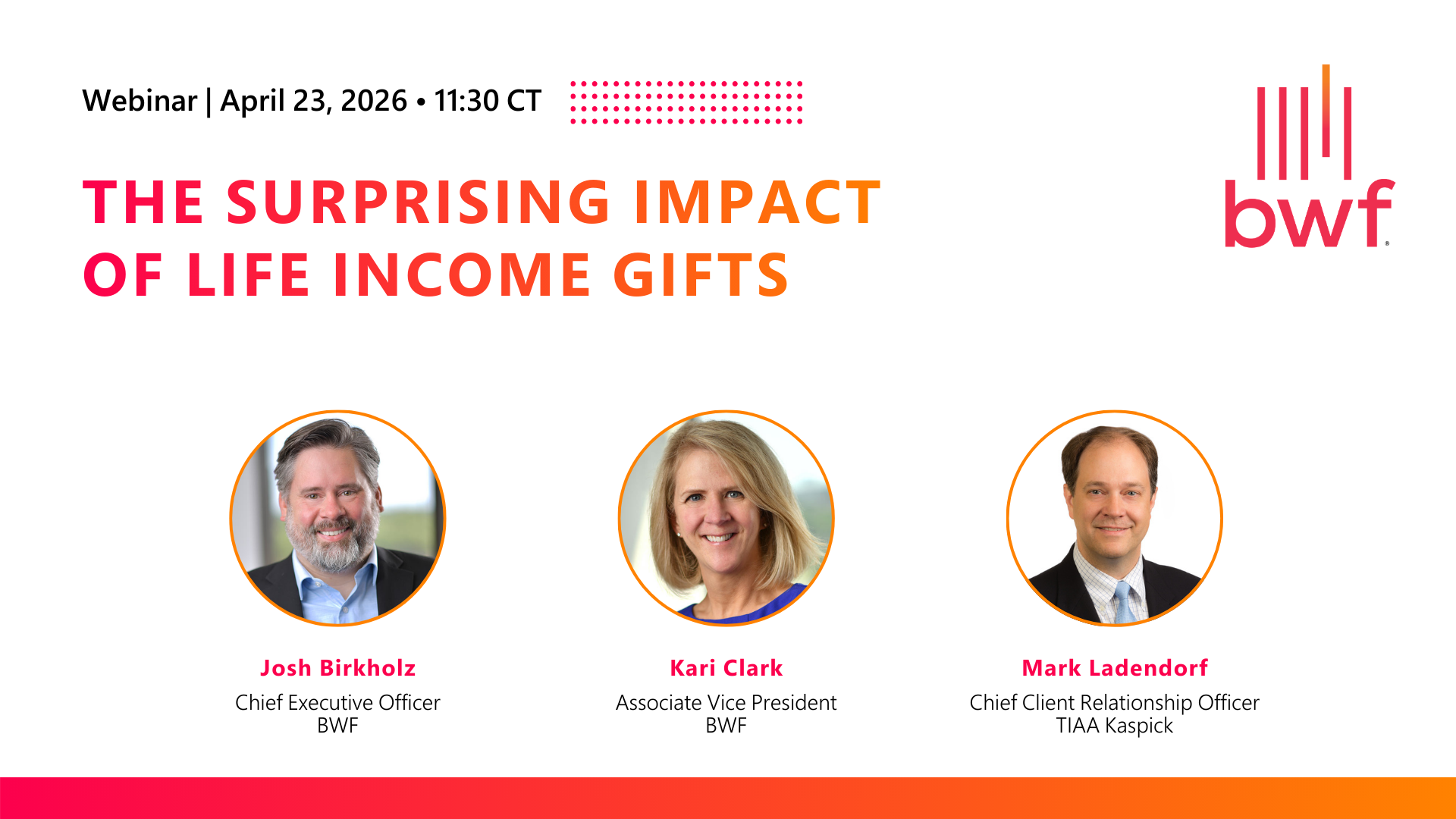 The Surprising Impact of Life Income Gifts
